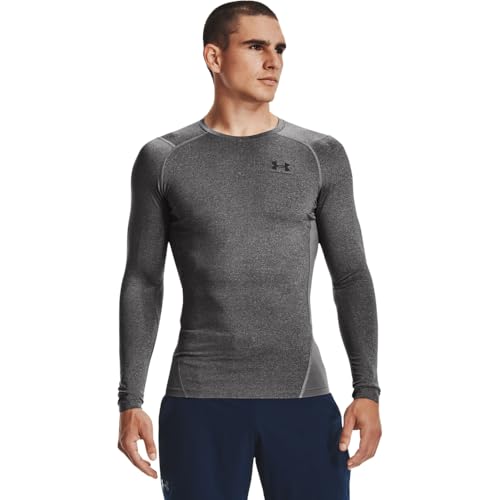 Under Armour Men's Ua Hg Armour Comp Ls Long-Sleeve Sports Top, Breathable Long-Sleeved Top for Men (Pack of 1)