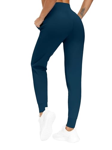 THE GYM PEOPLE Women's Joggers Pants Lightweight Athletic Leggings Tapered Lounge Pants for Workout, Yoga, Running