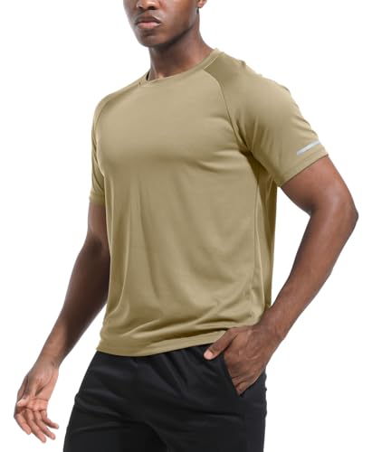 Boyzn 1, 3 or 5 Pack Men's Workout Running Shirts, Dry Fit Moisture Wicking T-Shirts, Sports Gym Athletic Short Sleeve Shirts