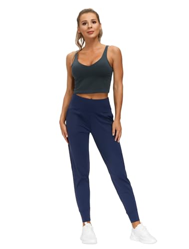 THE GYM PEOPLE Women's Joggers Pants Lightweight Athletic Leggings Tapered Lounge Pants for Workout, Yoga, Running