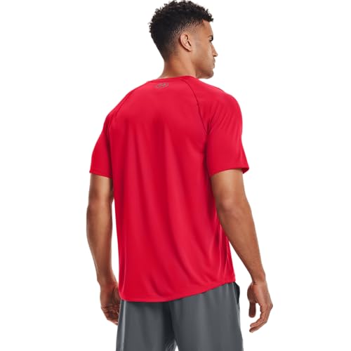 Under Armour Men's Ua Tech 2.0 Ss Tee Light and Breathable Sports T-Shirt, Gym Clothes with Anti-Odour Technology (Pack of 1)