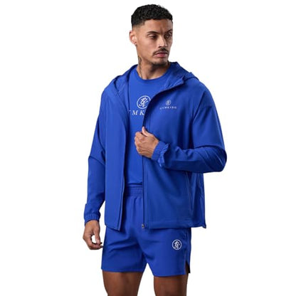 Gym King Pro Woven Hoodie - Vibrant Blue