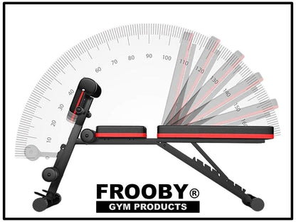 Foldable Adjustable Weight Bench | 7 Incline Positions (120kg)