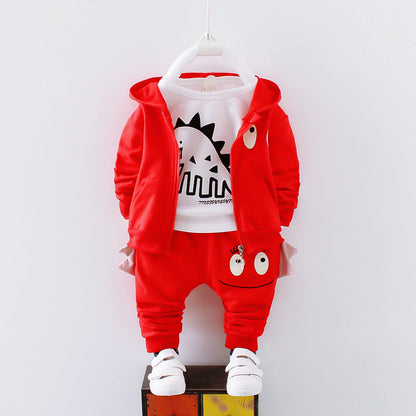 Boys’ Long-Sleeve Sports Top & Trousers Set