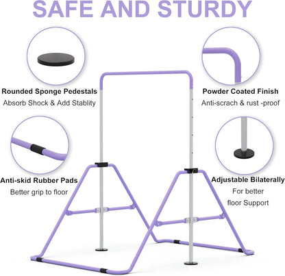 Adjustable Junior Kip Bar Gymnastics Training Equipment for Home GYMMAGE