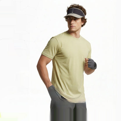 Quick-Drying Solid Color Short Sleeve Sportswear