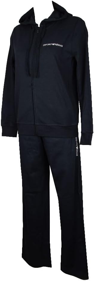 Emporio Armani Women's Interlock Lounge Zip Tracksuit Sweatshirt