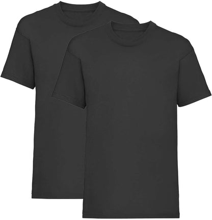 Listers Schoolwear Boys T-Shirt (Pack of 2) 100% Cotton 1-15 Years