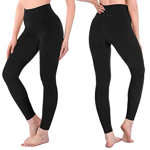 SINOPHANT High Waisted Leggings for Women, Buttery Soft Elastic Opaque Tummy Control Leggings, Plus Size Workout Gym Yoga