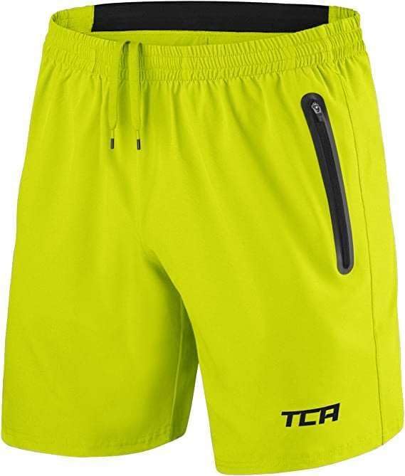 TCA Elite Tech Lightweight Mens Running Shorts Men Gym Shorts with Zip Pockets