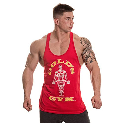 Gold's Gym Men's Muscle Joe Premium Stringer Vest