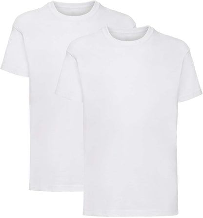 Listers Schoolwear Boys T-Shirt (Pack of 2) 100% Cotton 1-15 Years