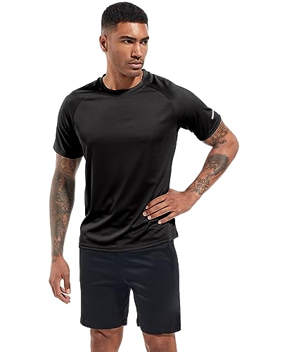 Boyzn 1, 3 or 5 Pack Men's Workout Running Shirts, Dry Fit Moisture Wicking T-Shirts, Sports Gym Athletic Short Sleeve Shirts