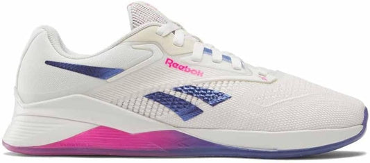 Reebok Women's Nano X4 Sneaker, Chalk/STEPUR/LASPIN, 6 UK