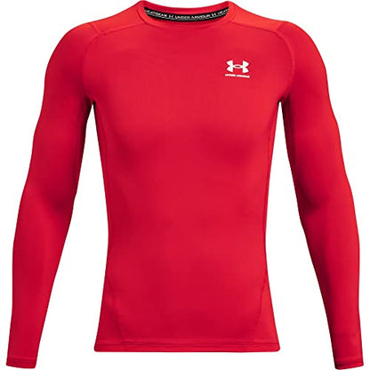 Under Armour Men's Ua Hg Armour Comp Ls Long-Sleeve Sports Top, Breathable Long-Sleeved Top for Men (Pack of 1)