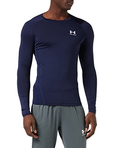 Under Armour Men's Ua Hg Armour Comp Ls Long-Sleeve Sports Top, Breathable Long-Sleeved Top for Men (Pack of 1)