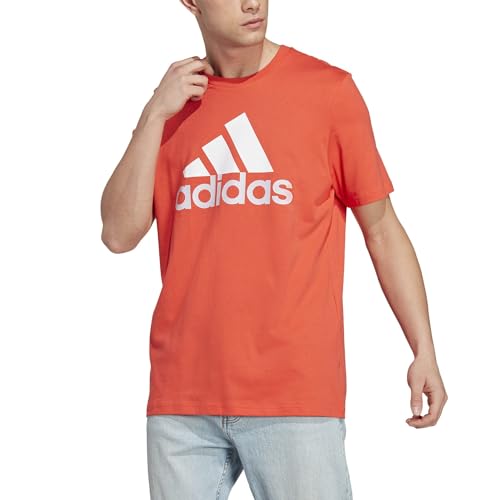 adidas Men's Essentials Single Jersey Big Logo Tee T-Shirt