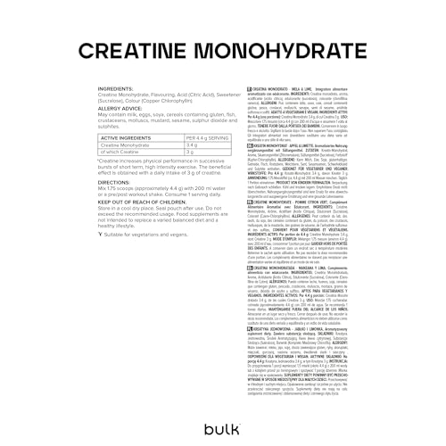 Bulk Creatine Monohydrate Powder 500g