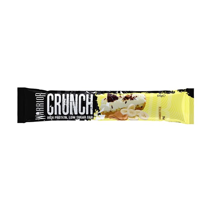 Warrior Crunch - High Protein Bars - 20g Protein Each Bar - Low Carb, Low Sugar Snack - 12 Pack x 64g (Variety Pack)