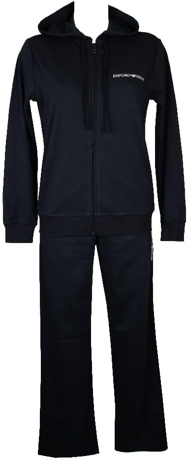 Emporio Armani Women's Interlock Lounge Zip Tracksuit Sweatshirt