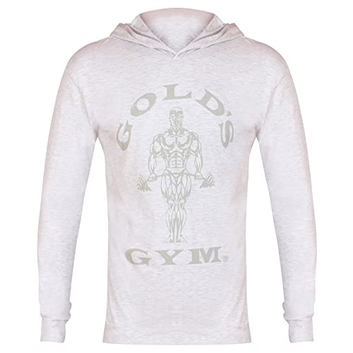 Gold's Gym Men's Workout Training Hooded Long Sleeve Sweat Top