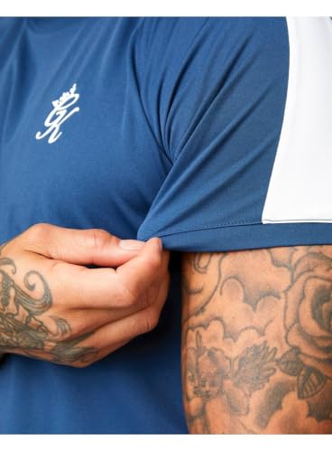 Gym King Men's Core Plus Poly Tee Moonlight Blue Mens Gym Wear