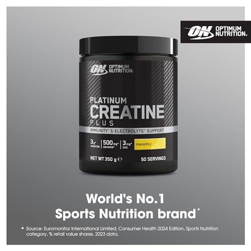 Optimum Nutrition Micronised Creatine Powder, 100% Pure Creatine Monohydrate Powder for Performance and Muscle Power, Unflavoured Shake, 186 Servings, 634 g