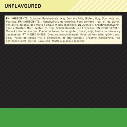Optimum Nutrition Micronised Creatine Powder 100% Pure