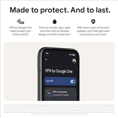 Google Pixel 8a – Unlocked Android smartphone with advanced Pixel Camera, 24-hour battery and powerful security – Obsidian, 128GB