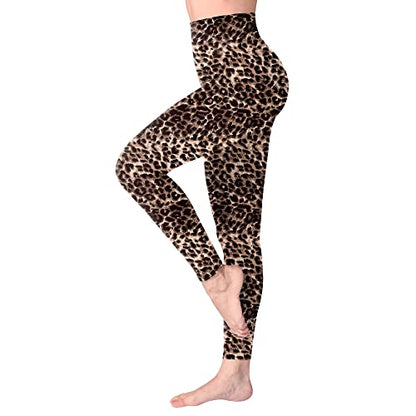 SINOPHANT High Waisted Leggings for Women, Buttery Soft Elastic Opaque Tummy Control Leggings, Plus Size Workout Gym Yoga