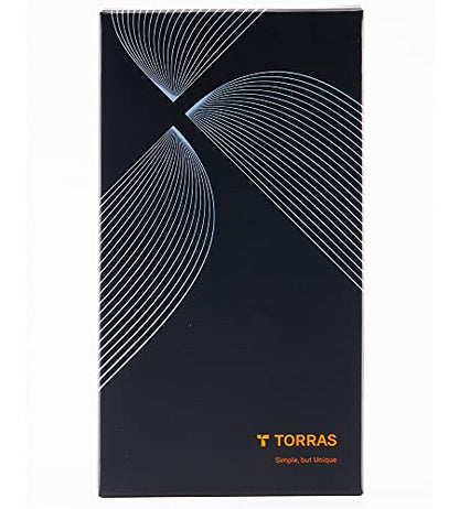 TORRAS for Samsung Galaxy Triple Camera Series [Durable Titanium Stand] [20W Wireless Charging] [TOP 19N Magnetic] [12FT Drop Protection] Case (Clear, Samsung S24 Ultra)