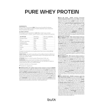 Bulk Pure Whey Protein Powder