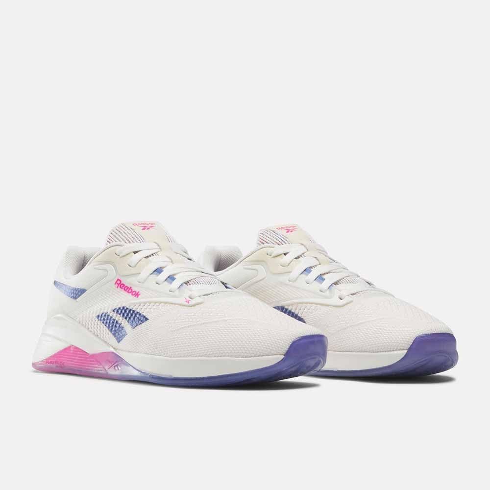 Reebok Women's Nano X4 Sneaker, Chalk/STEPUR/LASPIN, 6 UK