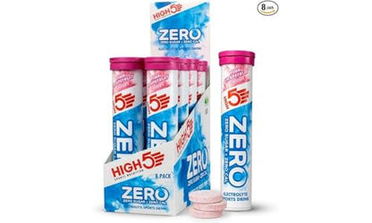 HIGH5 ZERO Electrolyte Tablets | Hydration Tablets Enhanced with Vitamin C | 0 Calories & Sugar Free | Boost Hydration, Performance & Wellness | Blackcurrant, 20 Tablets (20x, Pack of 1)