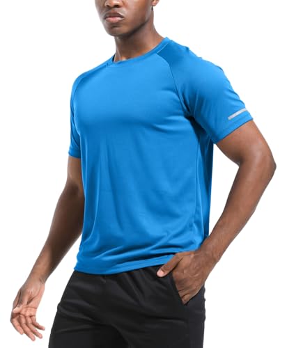 Boyzn 1, 3 or 5 Pack Men's Workout Running Shirts, Dry Fit Moisture Wicking T-Shirts, Sports Gym Athletic Short Sleeve Shirts