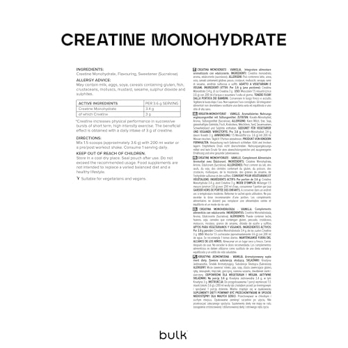 Bulk Creatine Monohydrate Powder 500g
