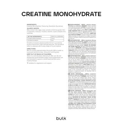 Bulk Creatine Monohydrate Powder 500g
