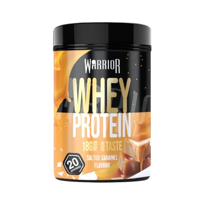 Warrior Whey Protein Powder 500g - Up to 36g* Protein per Shake – Low Sugar - Muscle Growth and Recovery Drink - Amazing Taste - 20 Servings - GMP Certified (Double Chocolate)