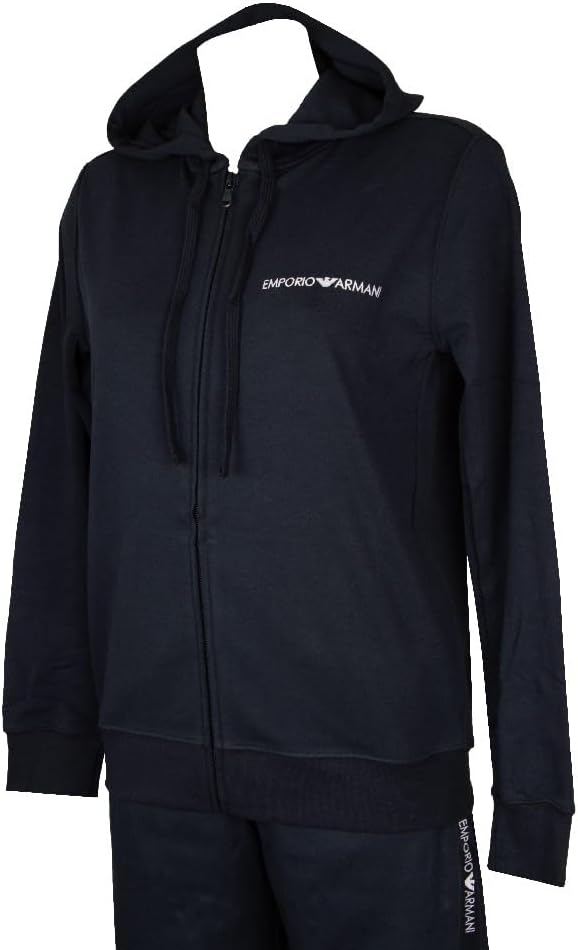 Emporio Armani Women's Interlock Lounge Zip Tracksuit Sweatshirt