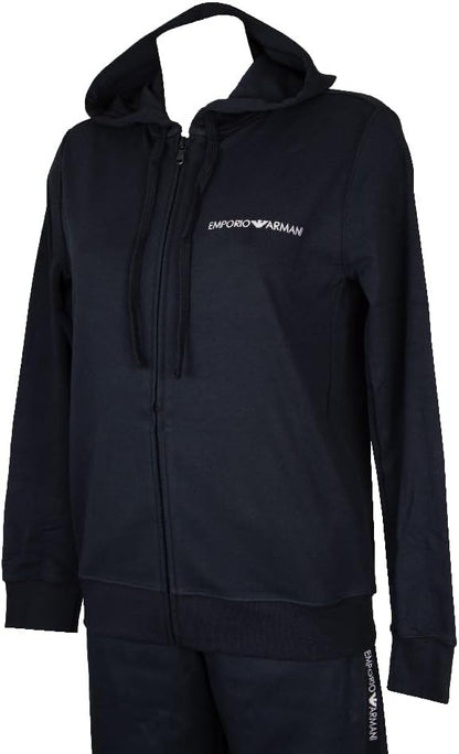 Emporio Armani Women's Interlock Lounge Zip Tracksuit Sweatshirt