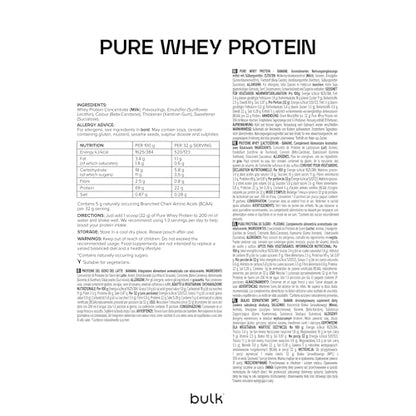 Bulk Pure Whey Protein Powder