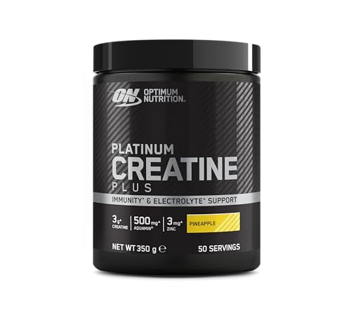 Optimum Nutrition Micronised Creatine Powder, 100% Pure Creatine Monohydrate Powder for Performance and Muscle Power, Unflavoured Shake, 186 Servings, 634 g