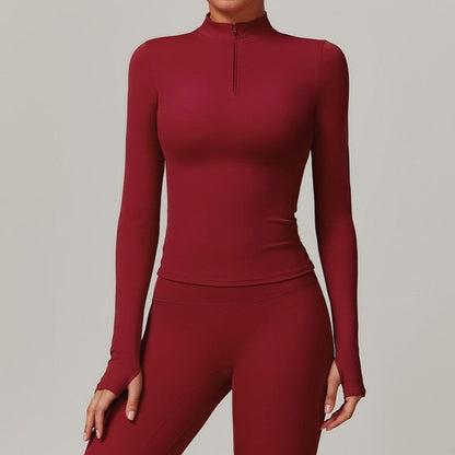 Long sleeved T-shirts yoga clothes