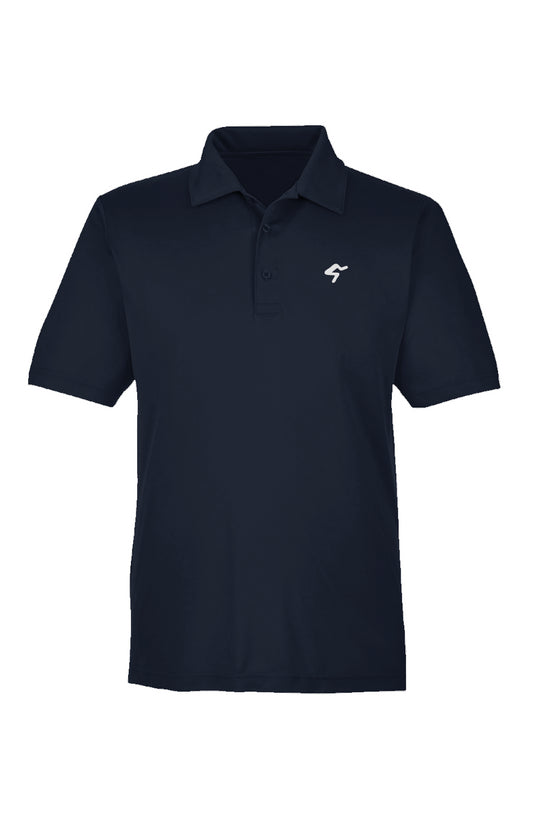 The GymbumUK GolfPro QuickDry Performance Polo Navy