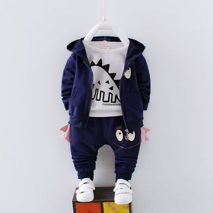 Boys’ Long-Sleeve Sports Top & Trousers Set