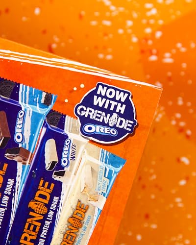 Grenade High Protein, Low Sugar Bar - White Chocolate Cookie, 12 x 60 g