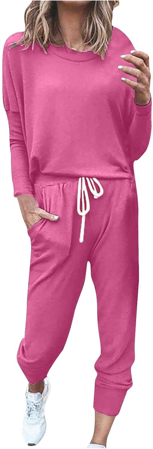AMhomely Tracksuit Womens Full Set Lounge Wear Sets Oversized