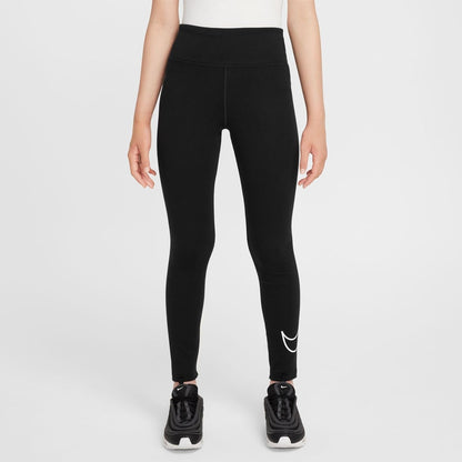 Nike Tights G NSW Clssc Tght GFX, Black/White, FZ5586-010, XL