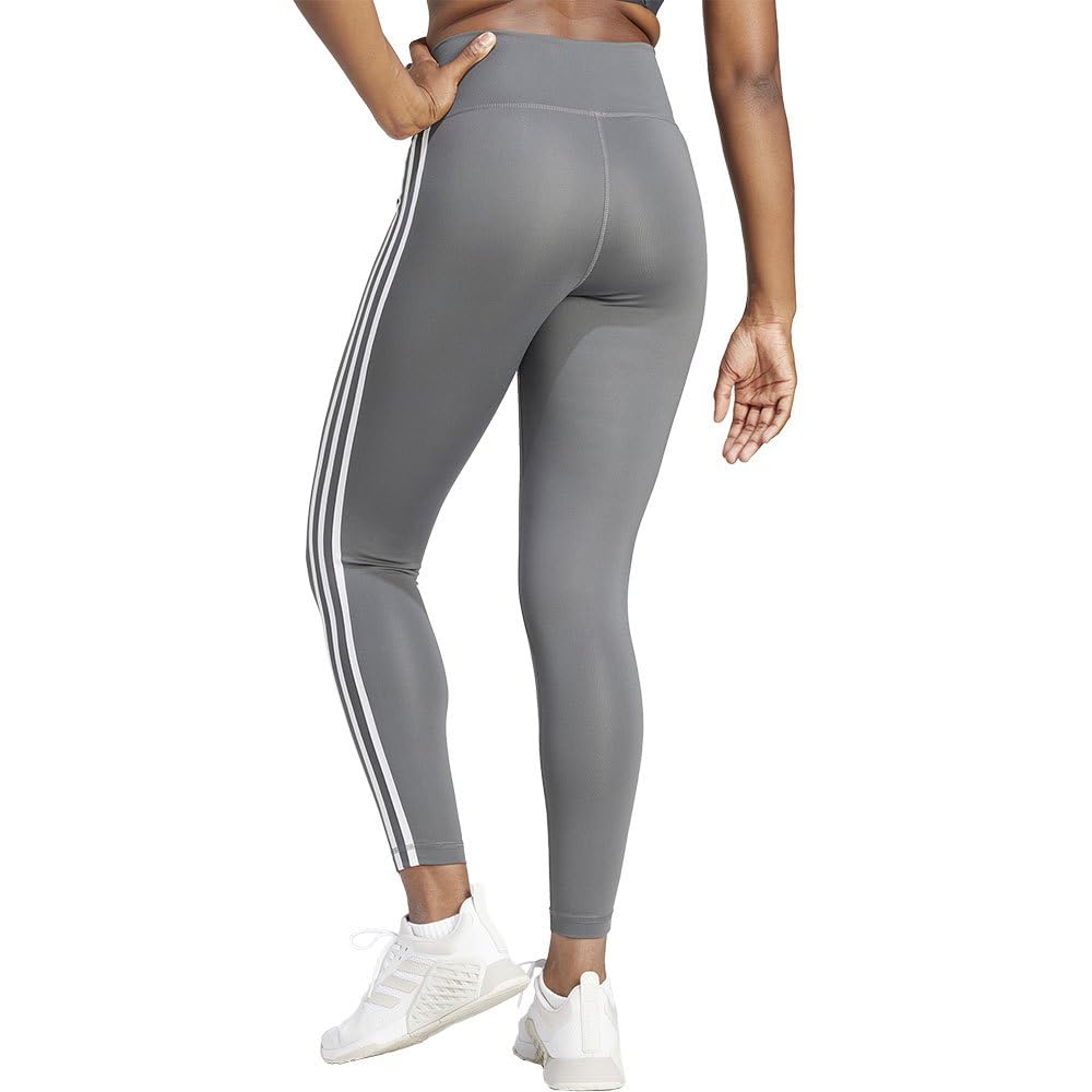 adidas Women's Train Essentials 3-Stripes High-Waisted 7/8 Leggings Tights (7/8)