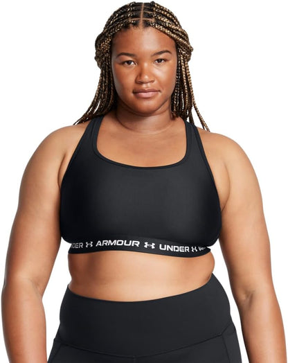Under Armour Women's Crossback Mid Impact Sports Bra
